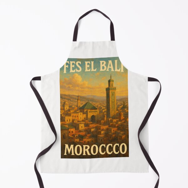 Item preview, Minarets and Medina of Fes el Bali, Fès-Meknès Region, Morocco designed and sold by Places On Earth.
