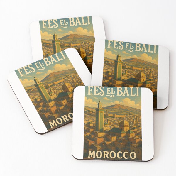 Artikelvorschau,  Medina von Fes el Bali mit Rif-Gebirge, Fès-Meknès, Marokko entworfen und verkauft von Places On Earth.