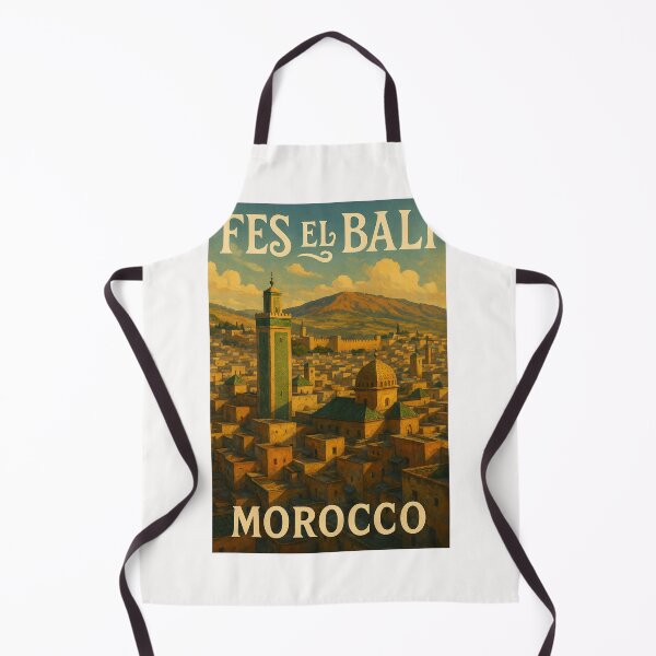 Item preview,  Medina of Fes el Bali with Rif Mountains, Fès-Meknès, Morocco designed and sold by Places On Earth.