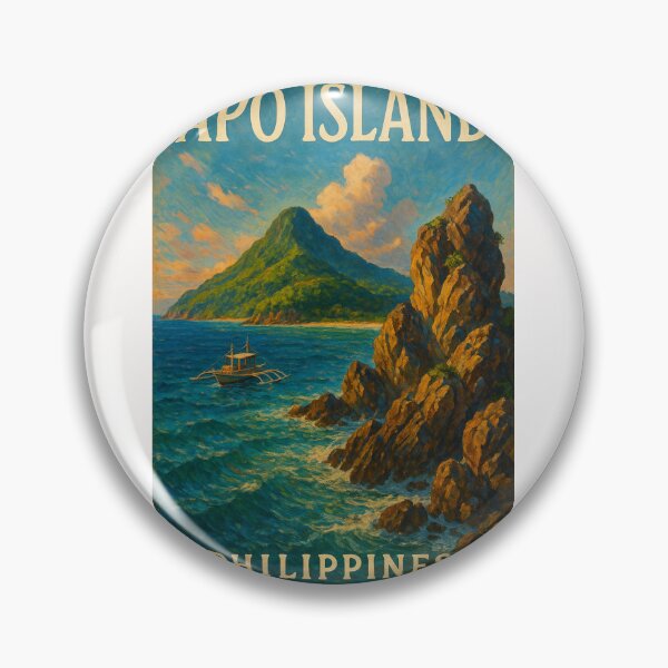 Item preview,  Apo Island and Coastal Rock Formations, Dauin, Negros Oriental, Philippines designed and sold by Places On Earth.