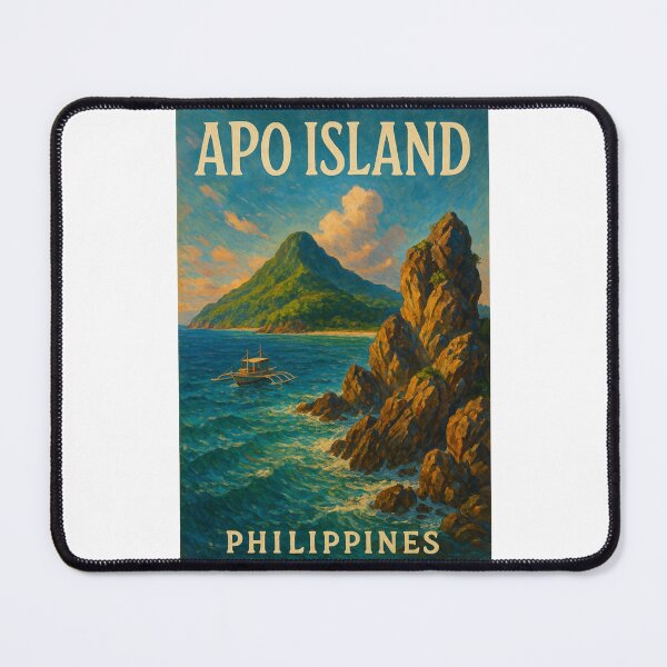Item preview,  Apo Island and Coastal Rock Formations, Dauin, Negros Oriental, Philippines designed and sold by Places On Earth.