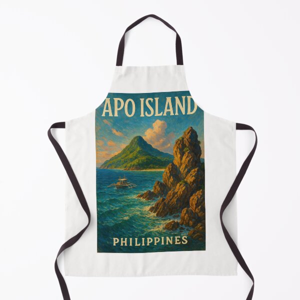 Item preview, Apo Island and Coastal Rock Formations, Dauin, Negros Oriental, Philippines designed and sold by Places On Earth.