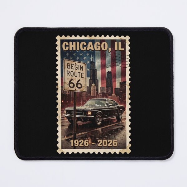 Item preview, Route 66 Centennial Chicago Start: 100th Anniversary 1926-2026 Black Pony Car designed and sold by G350.