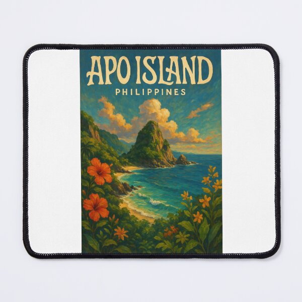 Item preview,  Floral Coastline of Apo Island, Dauin, Central Visayas, Philippines designed and sold by Places On Earth.
