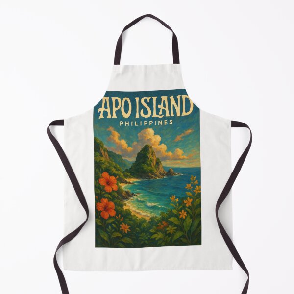 Item preview, Floral Coastline of Apo Island, Dauin, Central Visayas, Philippines designed and sold by Places On Earth.