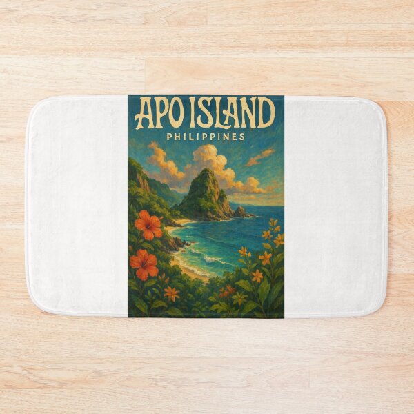 Item preview,  Floral Coastline of Apo Island, Dauin, Central Visayas, Philippines designed and sold by Places On Earth.