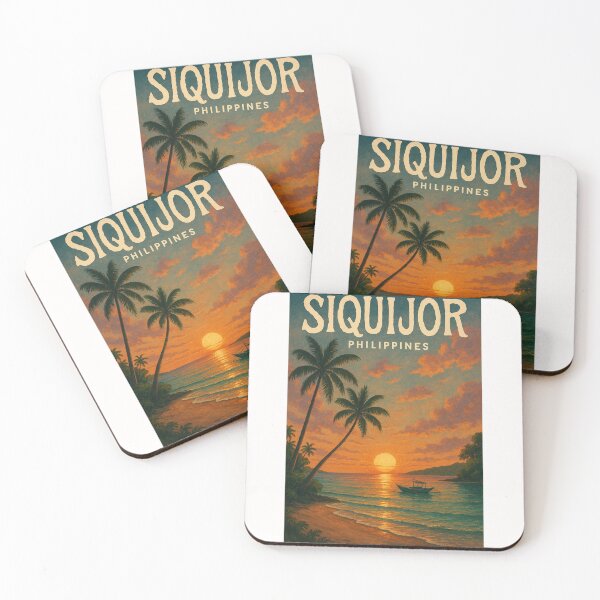 Item preview,  Sunset on the Shores of Siquijor Island, Central Visayas, Philippines designed and sold by Places On Earth.