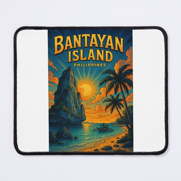 Item preview,  Limestone Cliffs and Shores of Bantayan Island, Cebu, Philippines designed and sold by Places On Earth.