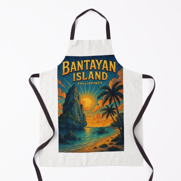 Item preview, Limestone Cliffs and Shores of Bantayan Island, Cebu, Philippines designed and sold by Places On Earth.