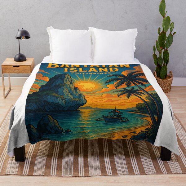 Item preview,  Limestone Cliffs and Shores of Bantayan Island, Cebu, Philippines designed and sold by Places On Earth.