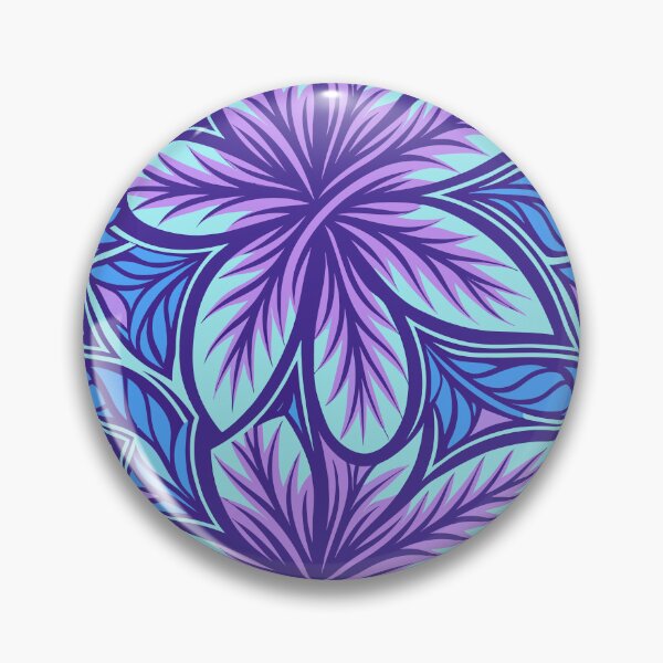 Item preview, Electric Blue and Purple Abstract Swirly Pattern designed and sold by donwillisjrart.