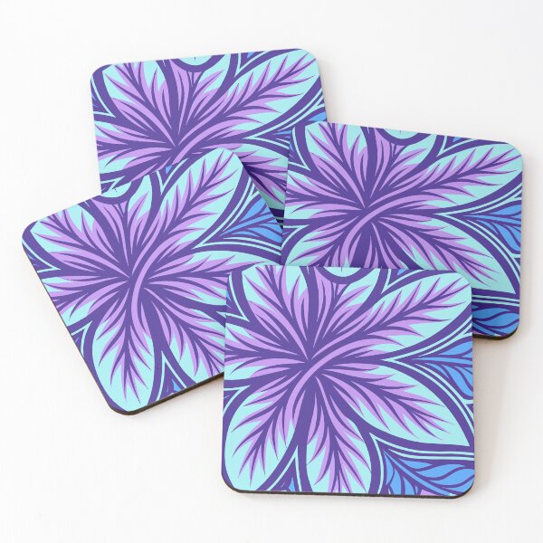 Item preview, Electric Blue and Purple Abstract Swirly Pattern designed and sold by donwillisjrart.