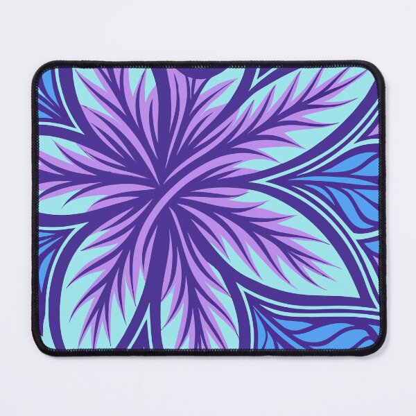 Item preview, Electric Blue and Purple Abstract Swirly Pattern designed and sold by donwillisjrart.