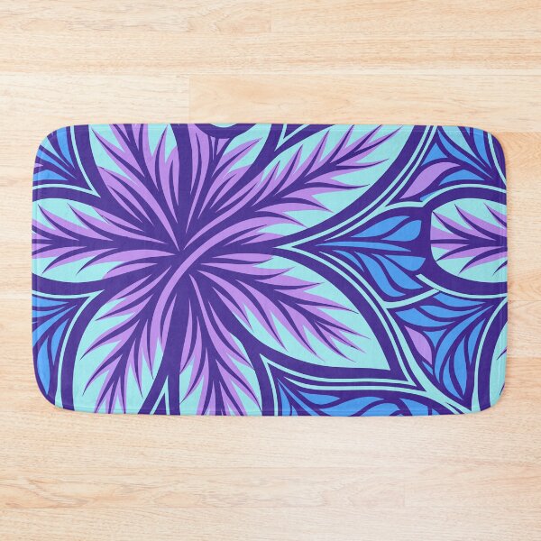 Item preview, Electric Blue and Purple Abstract Swirly Pattern designed and sold by donwillisjrart.