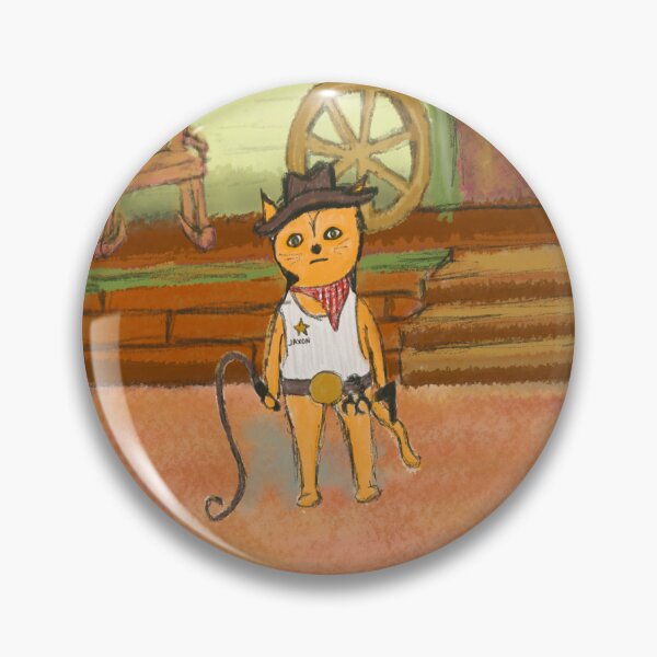Item preview, Cowboy Jaxon, digital art print designed and sold by BingBongCanDraw.