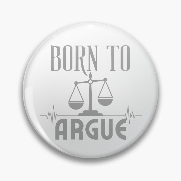 Item preview, Funny Born To Argue Lawyer Quote Hand Drawn Design designed and sold by Guess4best.