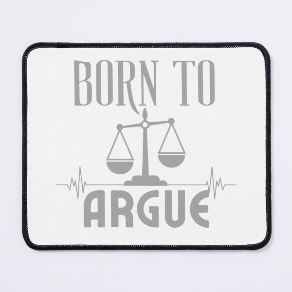 Item preview, Funny Born To Argue Lawyer Quote Hand Drawn Design designed and sold by Guess4best.