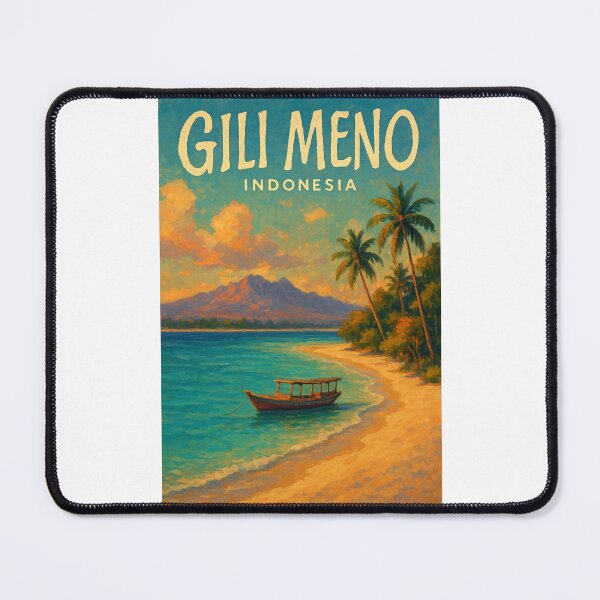 Item preview,  Gili Meno Sunset with Mount Rinjani View, Nusa Tenggara Barat, Indonesia designed and sold by Places On Earth.