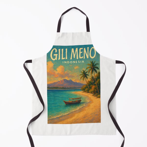 Item preview, Gili Meno Sunset with Mount Rinjani View, Nusa Tenggara Barat, Indonesia designed and sold by Places On Earth.