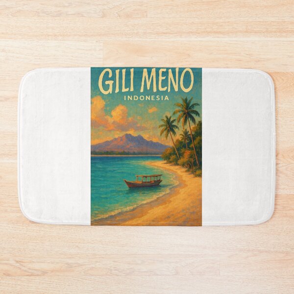 Item preview,  Gili Meno Sunset with Mount Rinjani View, Nusa Tenggara Barat, Indonesia designed and sold by Places On Earth.