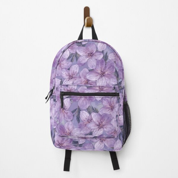 Item preview, Lavender Watercolor Flowers Seamless Pattern | Soft Purple Floral Design designed and sold by KiValuate.