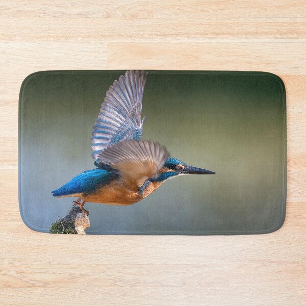 Item preview, Common Kingfisher Takeoff - Winter Light on Silver Wings designed and sold by I AM BRO.