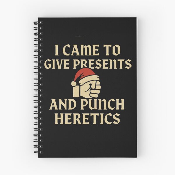 Item preview, St Nicholas Punch Heretics Funny Christmas History Meme Apparel designed and sold by PosiVibes Co..