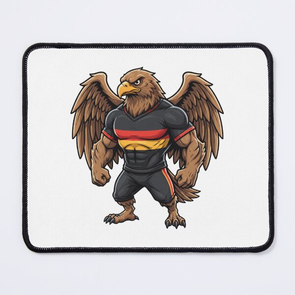 Item preview, Powerful German Eagle Football Mascot 2026 designed and sold by ArtByKatti.