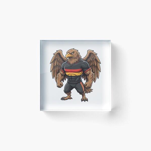 Item preview, Powerful German Eagle Football Mascot 2026 designed and sold by ArtByKatti.