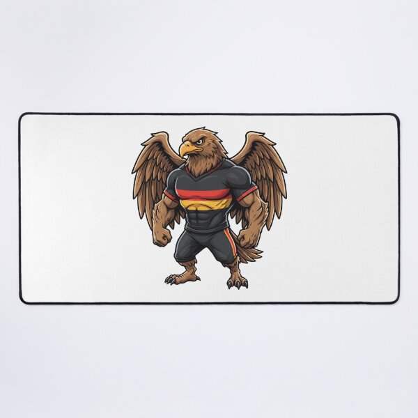 Item preview, Powerful German Eagle Football Mascot 2026 designed and sold by ArtByKatti.