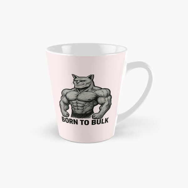 Item preview, Born To Bulk Gym Cat designed and sold by Pixostick.