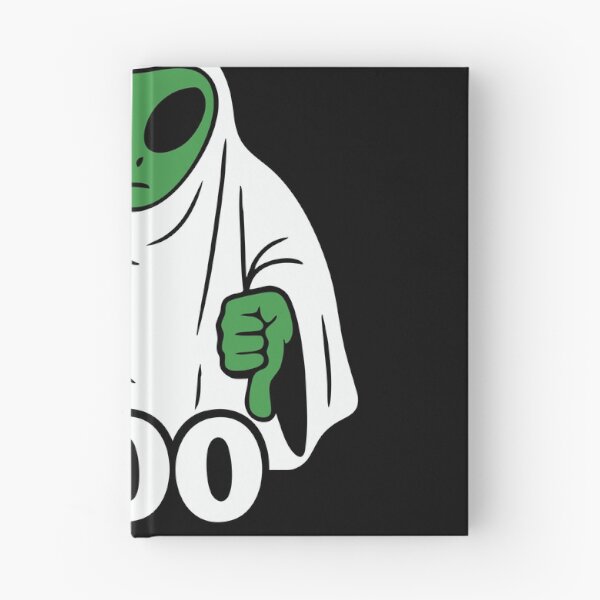 Item preview, Alien Ghost Boo Halloween Funny Spooky Extraterrestrial Sci-Fi Costume Design designed and sold by BambaKchula.
