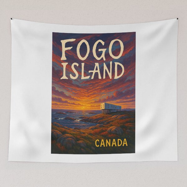 Item preview,  Fogo Island Inn at Sunset, Newfoundland and Labrador, Canada designed and sold by Aryabek.