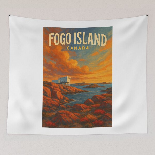 Item preview,  Fogo Island Inn and Rocky Shores, Newfoundland and Labrador, Canada designed and sold by Aryabek.