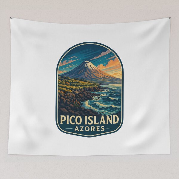 Item preview,  Mount Pico and Volcanic Coastline, Pico Island, Azores, Portugal designed and sold by Aryabek.