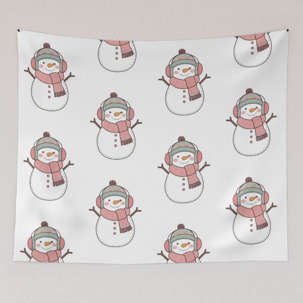 Item preview, Cute Snowman Illustration | Cozy Winter Holiday Design designed and sold by KiValuate.
