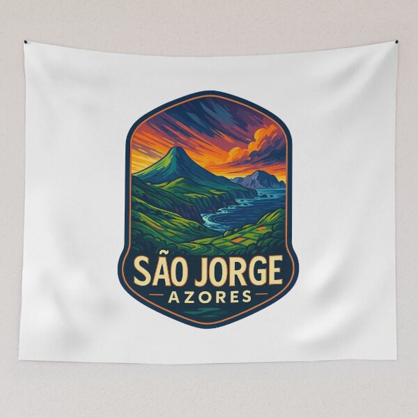 Item preview,  Dramatic Cliffs and Sunset on São Jorge Island, Azores, Portugal designed and sold by Aryabek.