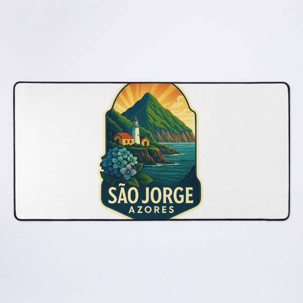 Item preview, São Jorge Lighthouse and Mountain Coast, Azores, Portugal designed and sold by Aryabek.