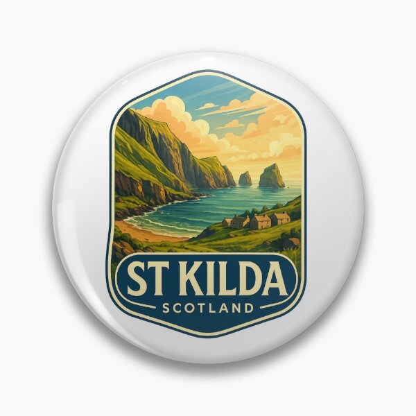 Item preview,  St Kilda Island Cliffs and Village Ruins, Outer Hebrides, Scotland designed and sold by Aryabek.