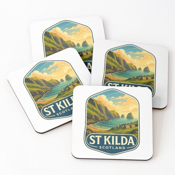 Item preview,  St Kilda Island Cliffs and Village Ruins, Outer Hebrides, Scotland designed and sold by Aryabek.