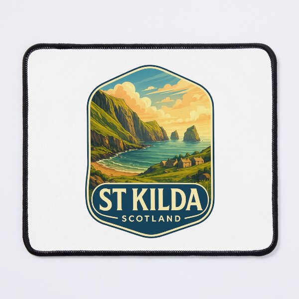 Item preview,  St Kilda Island Cliffs and Village Ruins, Outer Hebrides, Scotland designed and sold by Aryabek.