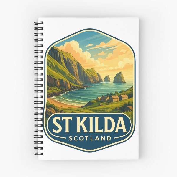 Item preview,  St Kilda Island Cliffs and Village Ruins, Outer Hebrides, Scotland designed and sold by Aryabek.