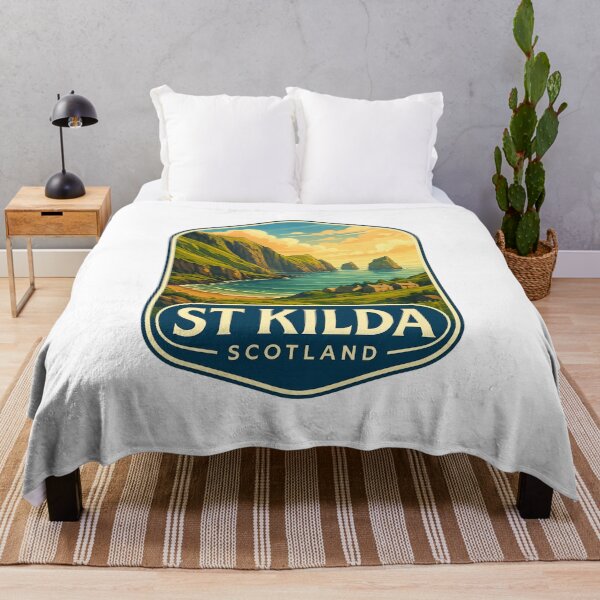 Item preview,  St Kilda Island Cliffs and Village Ruins, Outer Hebrides, Scotland designed and sold by Aryabek.