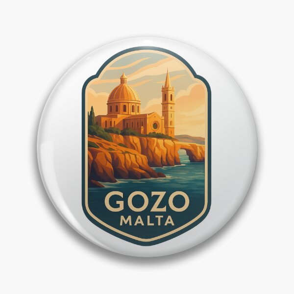 Item preview, Church on Coastal Cliffs of Gozo Island, Malta designed and sold by Aryabek.