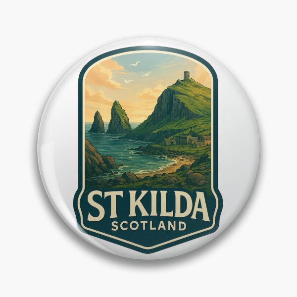Item preview, Cliffs and Village Ruins of St Kilda, Outer Hebrides, Scotland designed and sold by Aryabek.