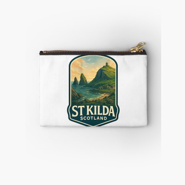 Item preview, Cliffs and Village Ruins of St Kilda, Outer Hebrides, Scotland designed and sold by Aryabek.