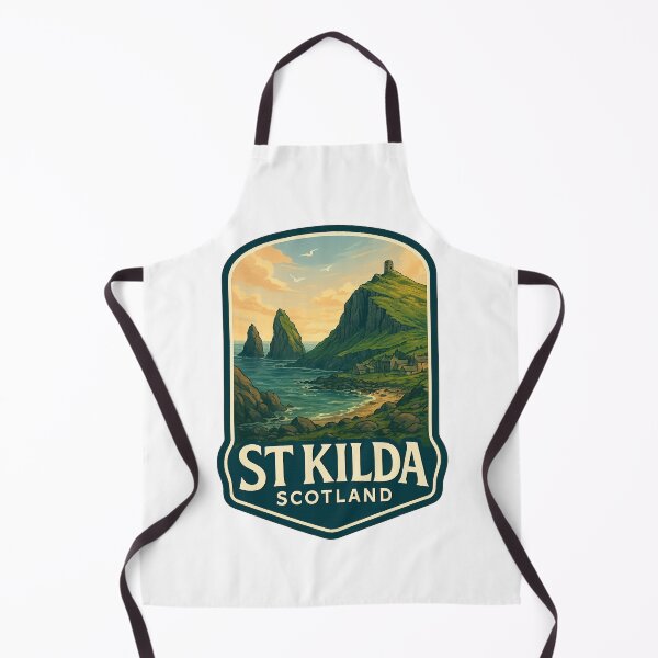 Item preview, Cliffs and Village Ruins of St Kilda, Outer Hebrides, Scotland designed and sold by Aryabek.