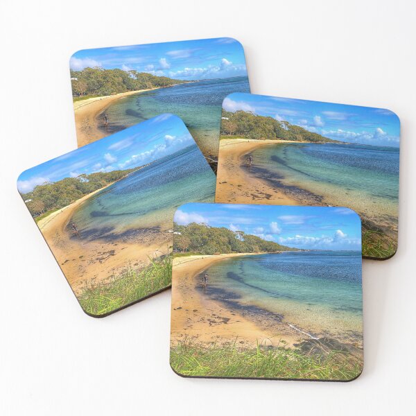 Item preview, Bagnalls Beach NSW | Calm Australian Coastline Print designed and sold by Fourpointstudio.