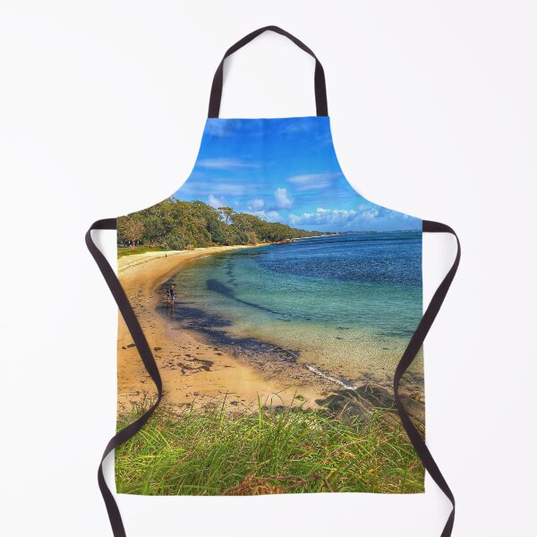 Item preview, Bagnalls Beach NSW | Calm Australian Coastline Print designed and sold by Fourpointstudio.