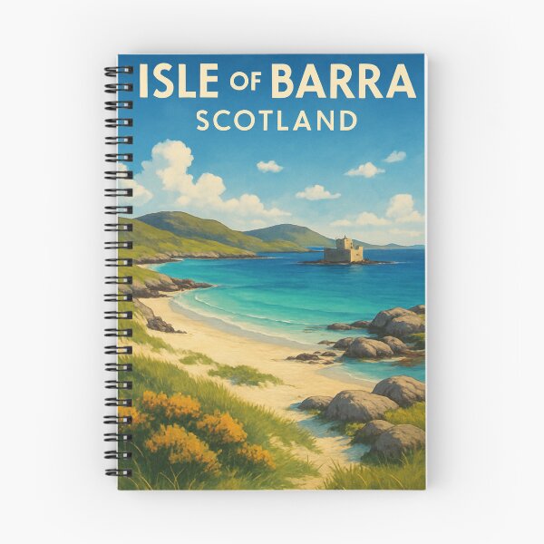 Item preview, Turquoise Bay and Kisimul Castle, Isle of Barra, Outer Hebrides, Scotland designed and sold by Aryabek.
